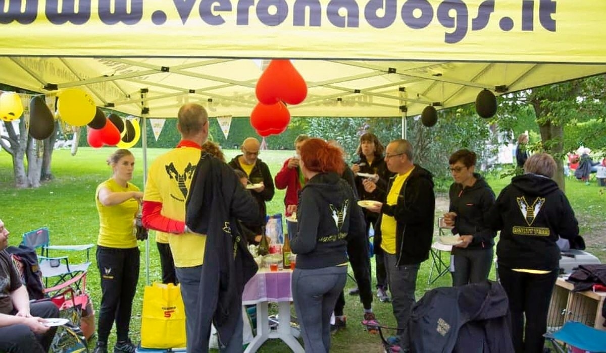 socializzazione tra padroni al centro cinofilo